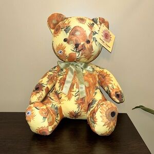 Vintage Van Gogh Sunflower Stuffed Teddy Bear The Art Institute Of Chicago